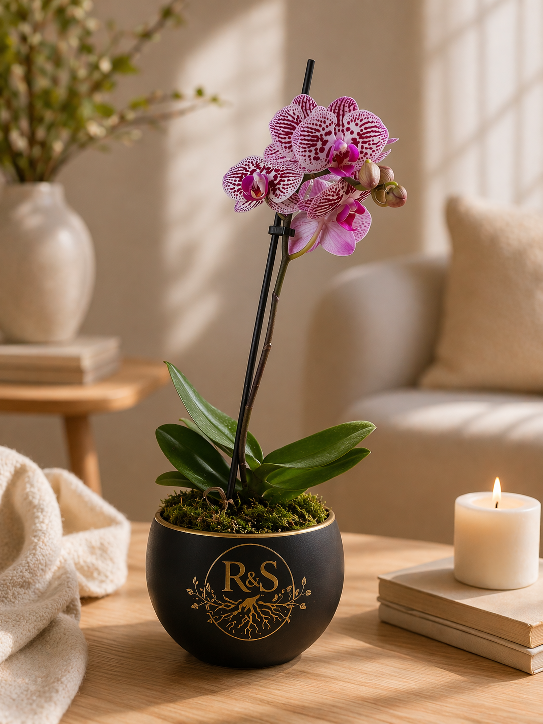 Orquídea Ébano Rosé